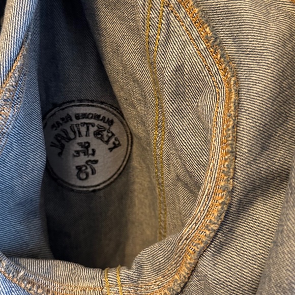 Daisy Jones and the Six crew gift Levi’s Jean jacket XL Virgil style - Picture 6 of 12